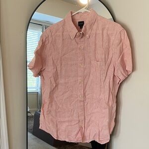 J.Crew Pink Button-Down Shirt
